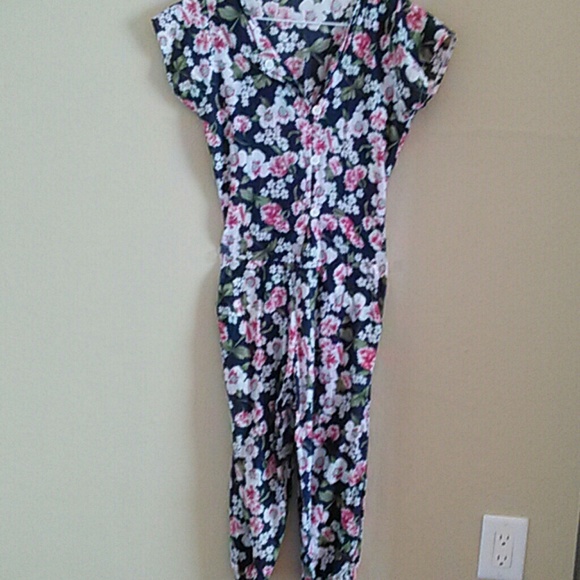 Floral Knee High Jumpsuit