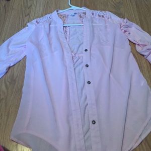 Light pink blouse NWOT