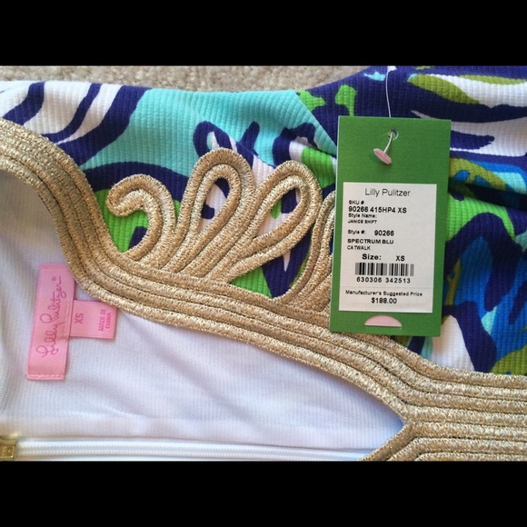 Lilly Pulitzer Janice Shift - Catwalk NWT xs - Picture 2 of 4