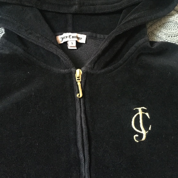 Juicy couture velour zip up hoodie - Picture 2 of 3
