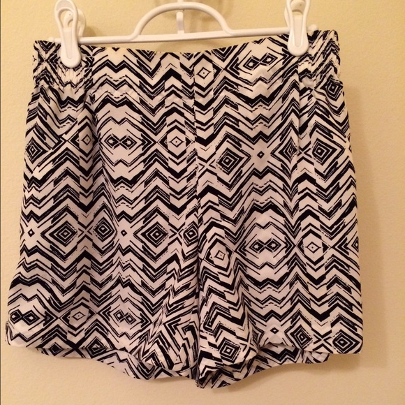 XS high waisted shorts with elastic band.