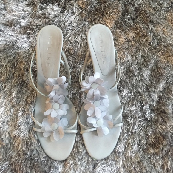 Baby Blue Celine Sandals
