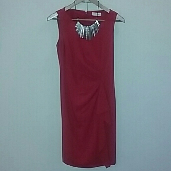 MARKDOWN $30.00 Red Calvin Klein cocktail dress
