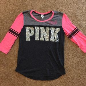 Pink Bling jersey style shirt PRICE DROP TODAY!!!