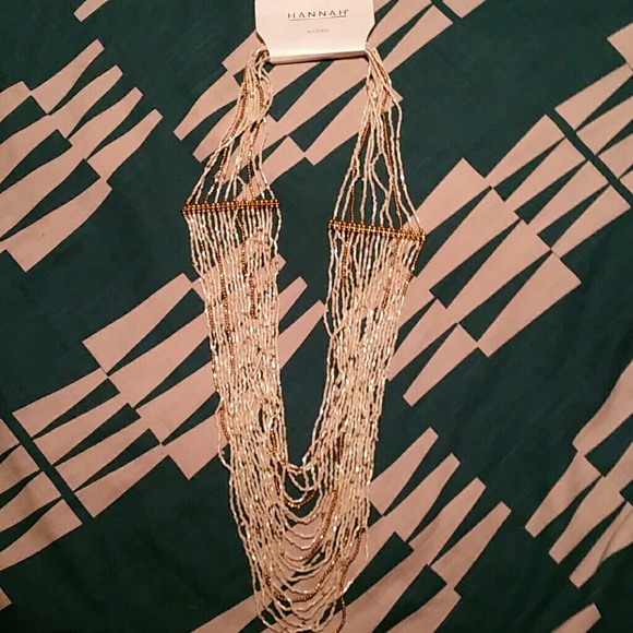 Multi Strand boho style necklace