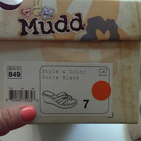 Black wedge sandals - Picture 3 of 3