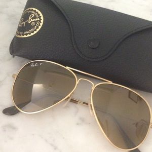 Polarizes ray ban aviators