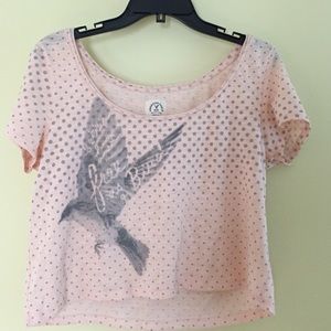 vintage crop tee