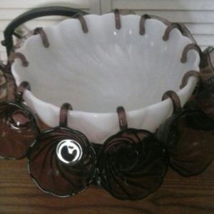 Vintage never used Punch Bowl