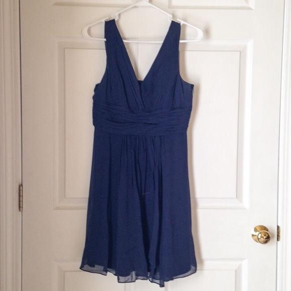 Ann Taylor dress, size 4P, navy blue