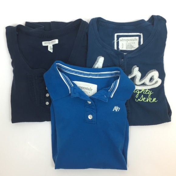 Blue Aeropostale Shirt Bundle
