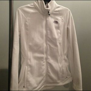 White North Face fleece