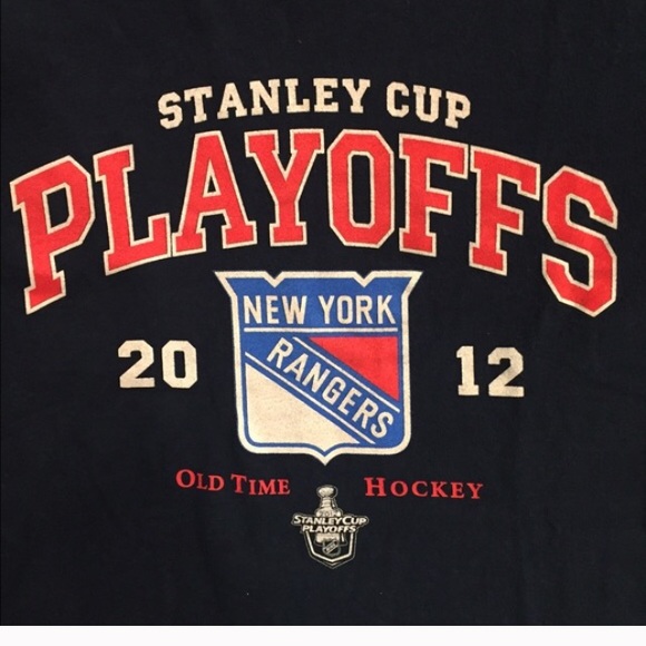 LETS GO RANGERS!! ❤️ PLAYOFF SHIRT - Picture 3 of 4