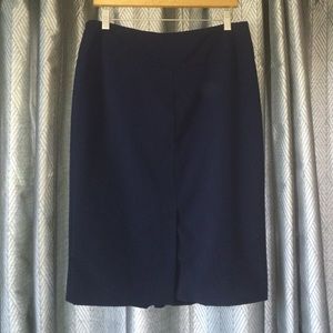 Worthington Stretch Navy Pencil Skirt
