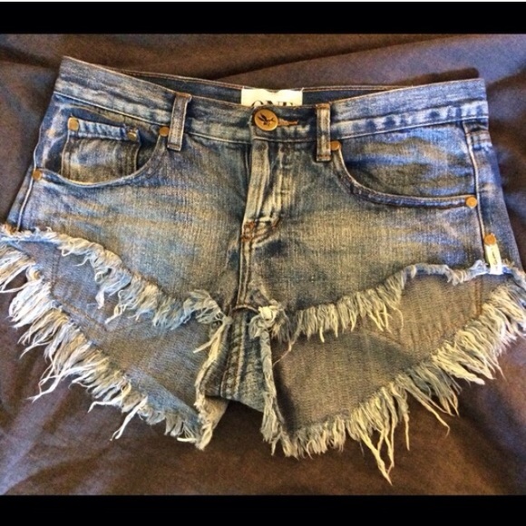 One Teaspoon Bonitas Shorts in Cobaine