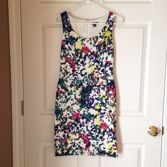 Ann Taylor dress, size 0, floral print