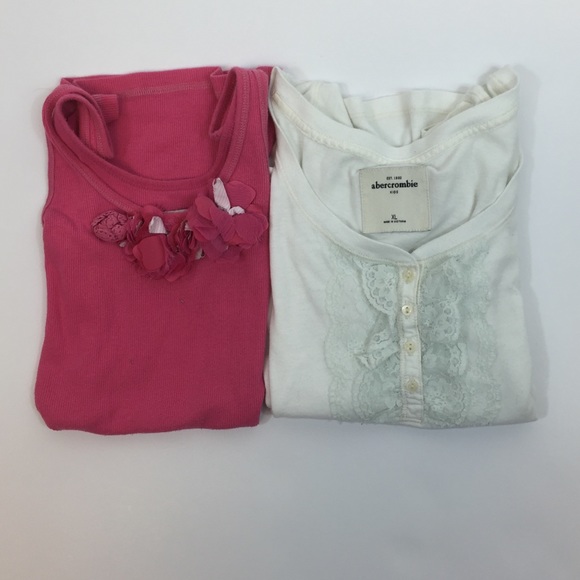 Cute Abercrombie Kids Shirt and Tank Top Bundle