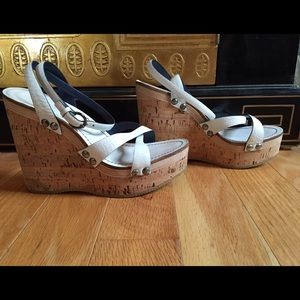 Miu Miu Cork Platform Sandals