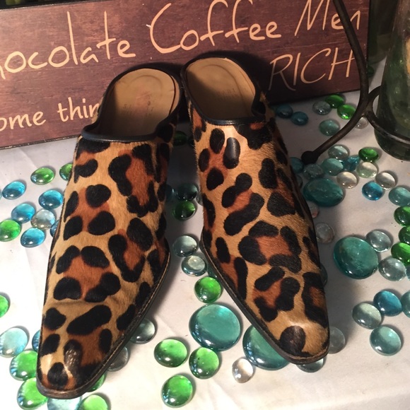 Stuart Weitzman Pony Hair Mules - Picture 2 of 4