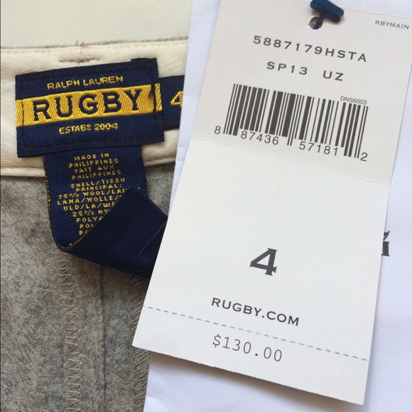LAUREN  RUGBY SHORT. - Picture 2 of 3