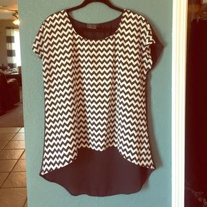 High-low top! Size large