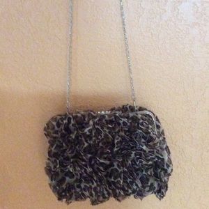 Leopard style evening purse new