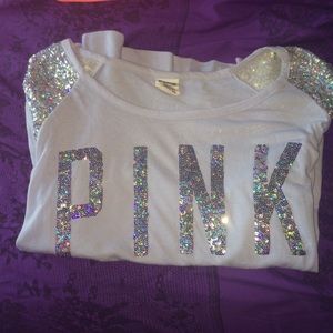 Sparkly pink long sleeve shirt!