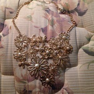 Flower necklace.