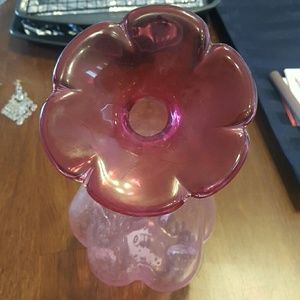 Pink flower vase