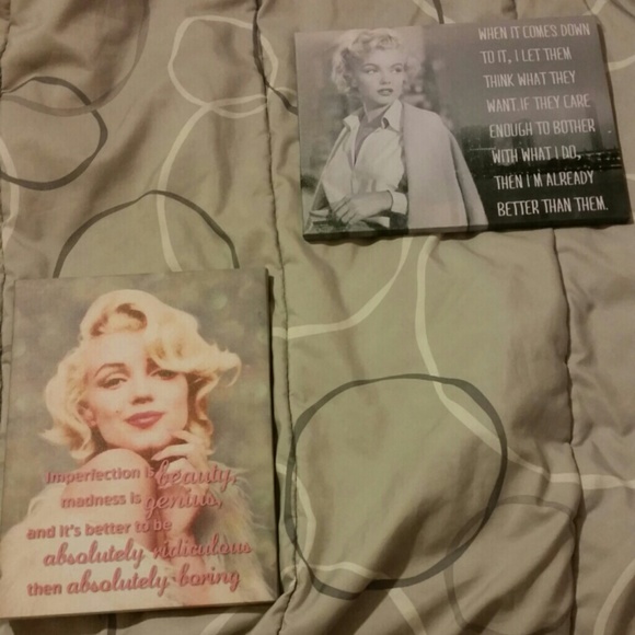 Marilyn Monroe Quote Wall Pictures