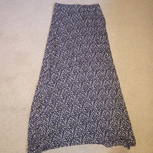 Brandy Melville flower print maxi skirt!