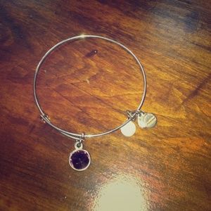 Alex & Ani Amethyst Bangle