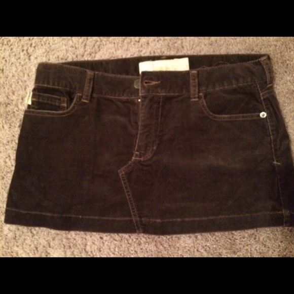 Hollister size 9 brown corduroy skirt - Picture 1 of 1