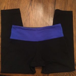 Lululemon wunder under crop sz 4 reversible GUC
