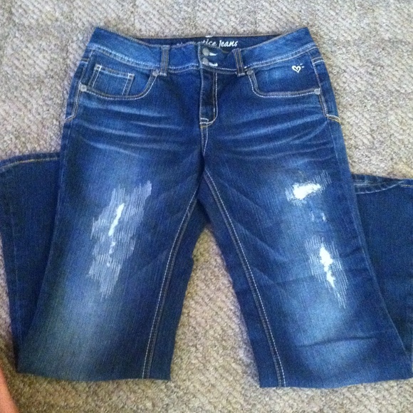Justice girls jeans size 14.5 plus!!new!!