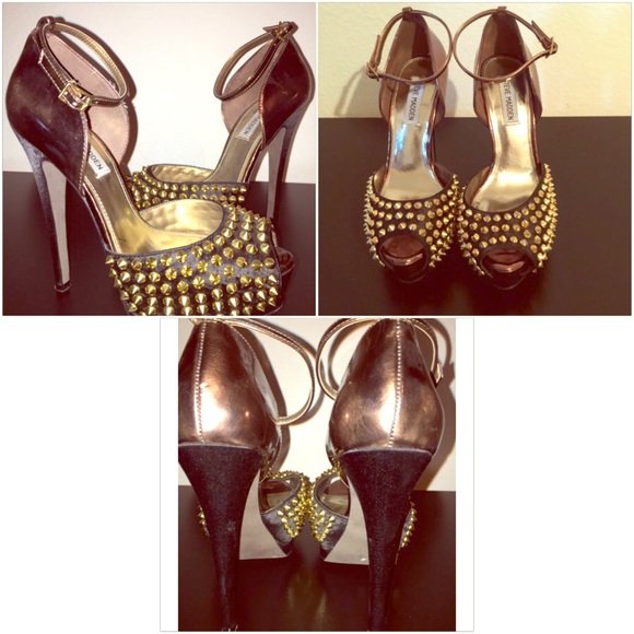 Studded Steve Madden heels. Gently worn