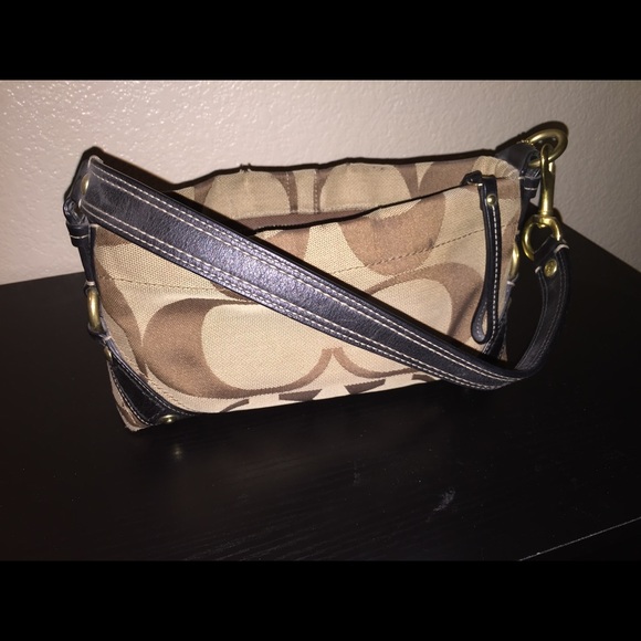 Coach Handbags - Authentic Coach mini Carly Khaki Tan Beige Bag