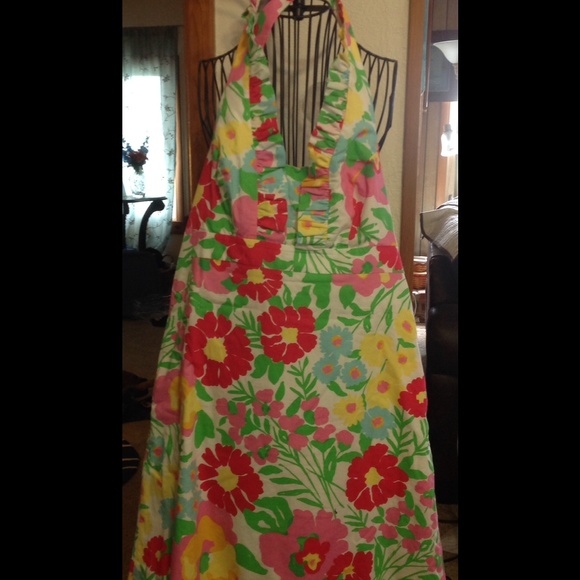 Halter Tie dress Lilly P - Picture 1 of 2