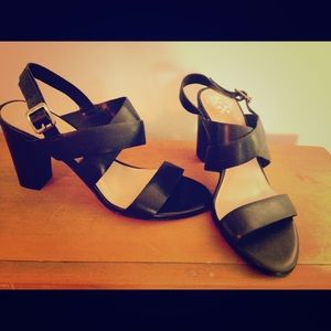 Vince Camuto black heeled sandals