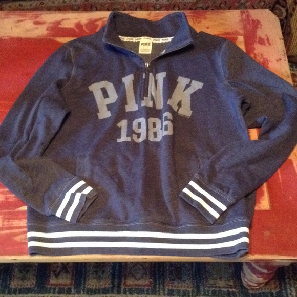 PINK Victoria's Secret Tops - CUTE VS PINK VARSITY SWEATSHIRT