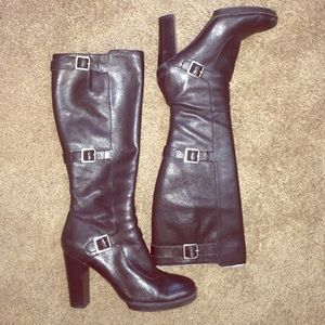 Nine West - Platform, Leather, Zip, Boot