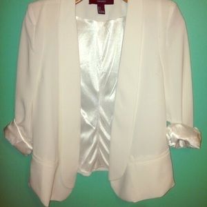White forever 21 fashion blazer