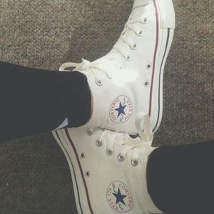 White high top converse