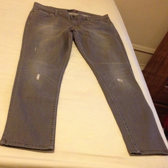 Grey Straight Leg Jeans ! Never worn ! - Picture 2 of 4