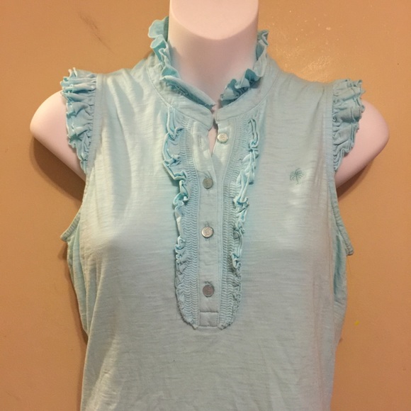 Lilly Pulitzer Tops - Likly Pulitzer light blue top