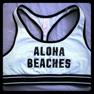 VS Spring Break Pink Aloha Beaches Bra Top