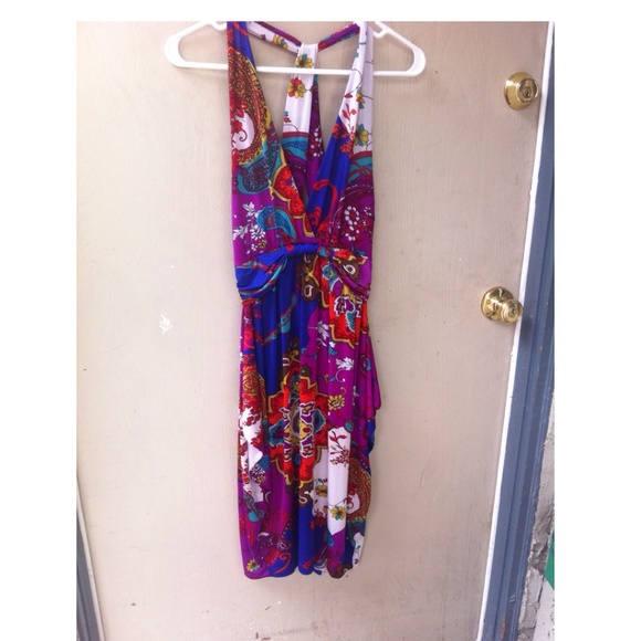 Paisley print dress