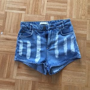 Sandro ripped shorts