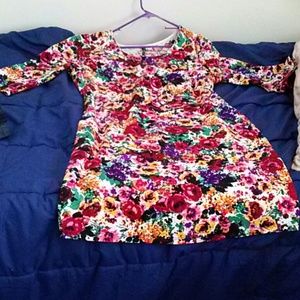 FLORAL DRESS PLUS SIZE
