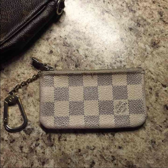 Damier key pouch